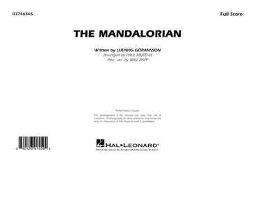 The Mandalorian (from Star Wars: The Mandalorian) (arr. Paul Murtha) - Conductor Score (Full Score)