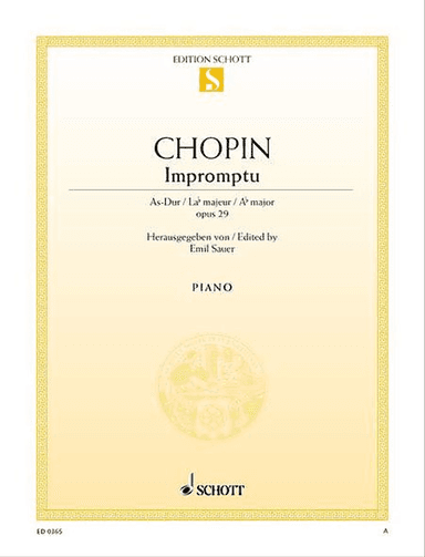 Impromptu Op. 29 in A-flat Major