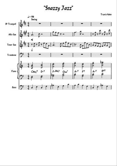 Snazzy Jazz - Score and Parts