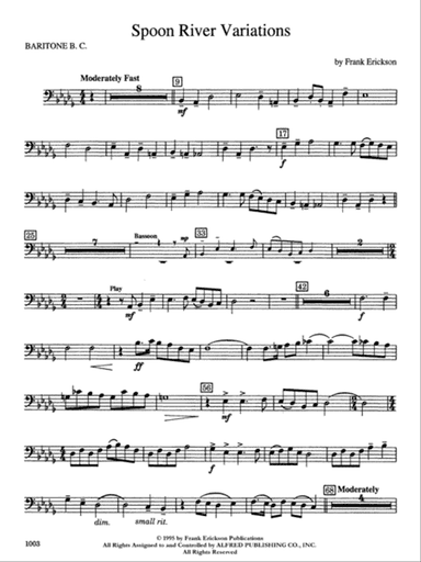 Spoon River Variations: Baritone B.C.