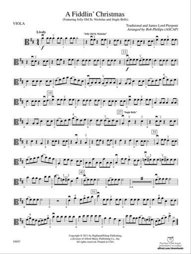 A Fiddlin' Christmas: Viola