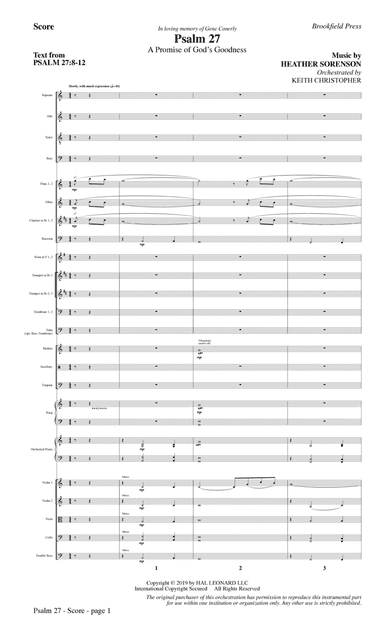 Psalm 27 - Full Score