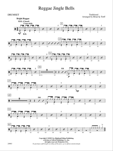 Reggae Jingle Bells: Drums