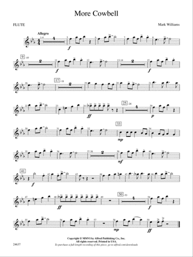 More Cowbell: Flute