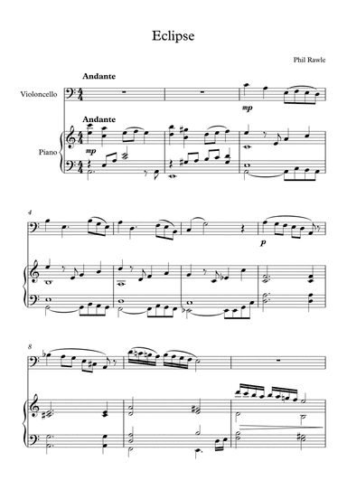 Eclipse - Cello and Piano