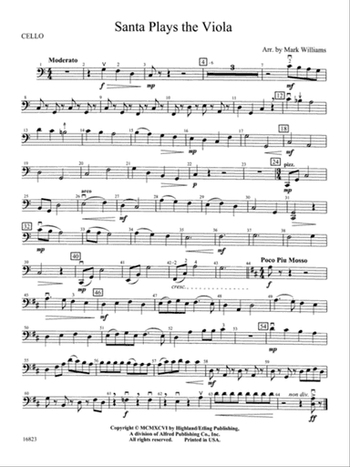 Santa Plays the Viola: Cello