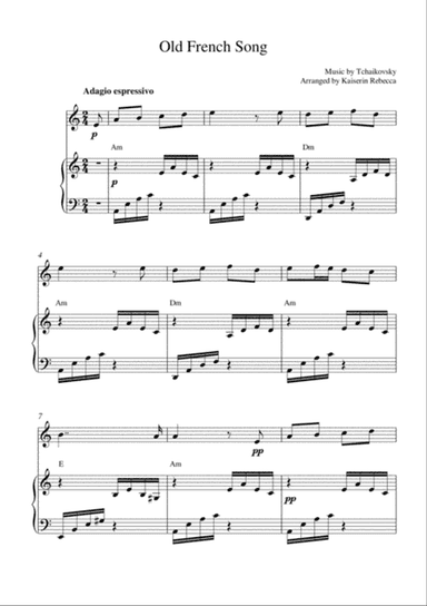 Old French Song