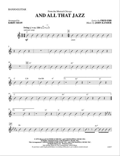 And All That Jazz: Banjo/Guitar