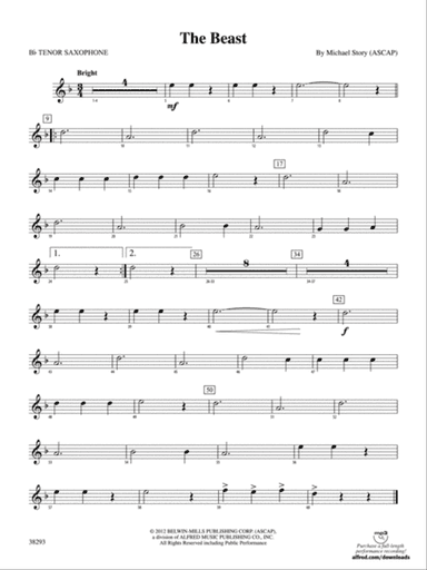 The Beast: B-flat Tenor Saxophone