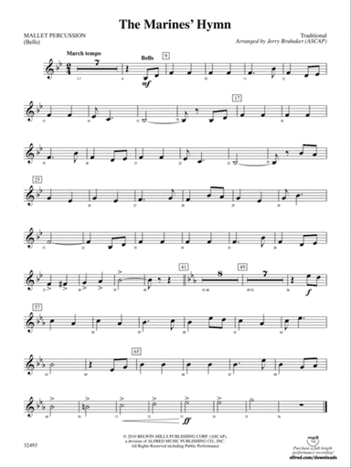 The Marines' Hymn: Mallets
