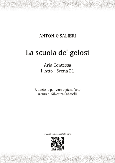 La scuola de' gelosi - Aria della Contessa - I Atto, Scena 21