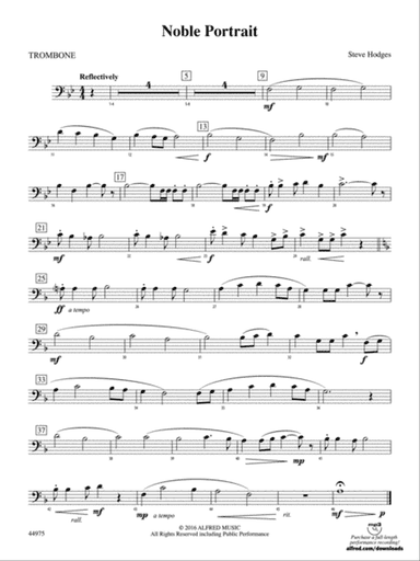Noble Portrait: 1st Trombone