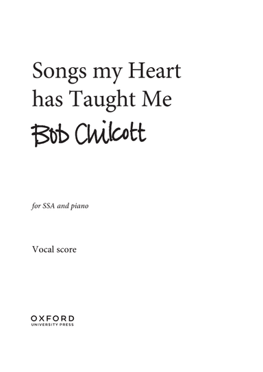 Songs my Heart has Taught Me