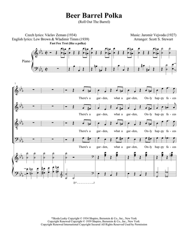 Beer Barrel Polka (roll Out The Barrel)