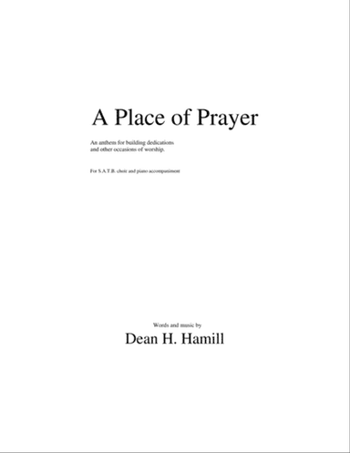 A Place of Prayer