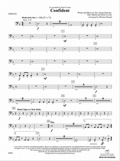 Confident: Timpani