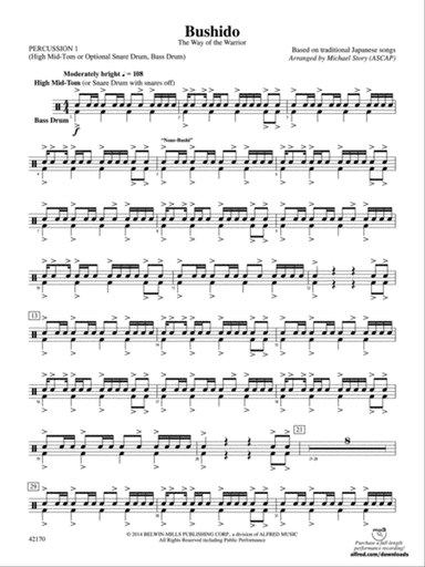 Bushido: 1st Percussion