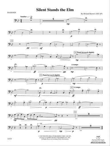 Silent Stands the Elm: Bassoon