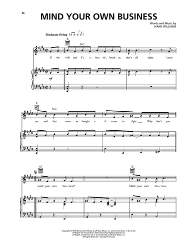 Mind Your Own Business