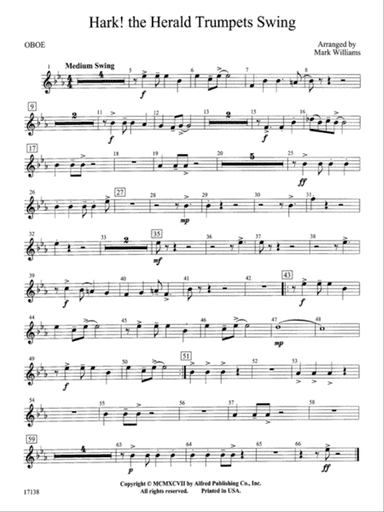 Hark, the Herald Trumpets Swing: Oboe