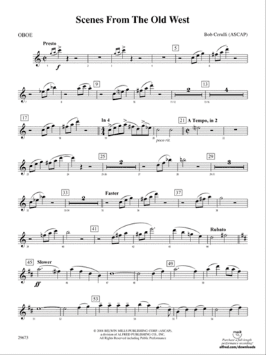Scenes from the Old West: Oboe