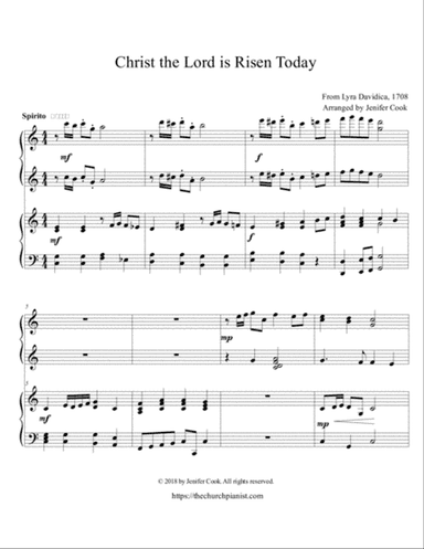 Christ the Lord is Risen Today!