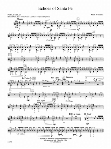 Echoes of Santa Fe: 1st Percussion
