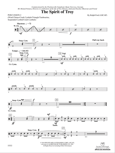 The Spirit of Troy: 2nd Percussion