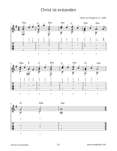 Christ ist erstanden