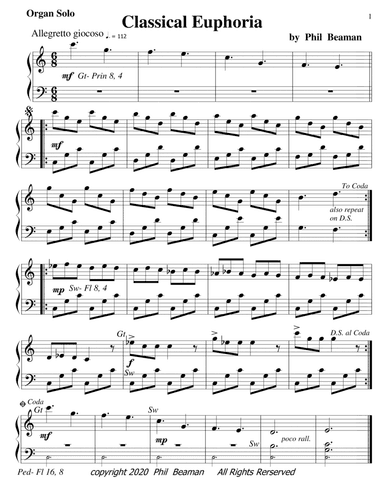 Classical Euphoria - organ solo