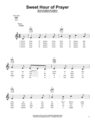 Sweet Hour Of Prayer