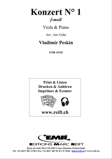 Konzert No. 1 f-moll
