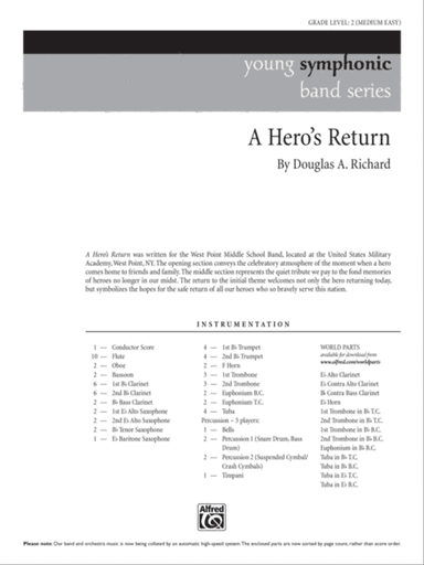A Hero's Return: Score
