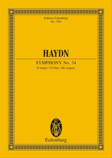 Symphony No. 34 D major