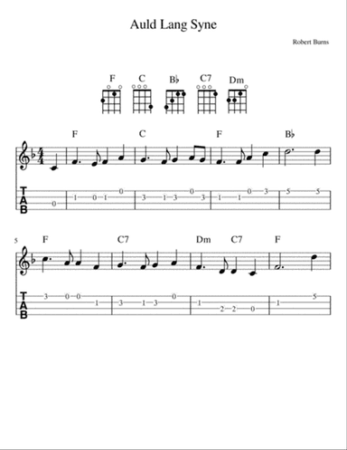 Auld Lang Syne (Ukulele)