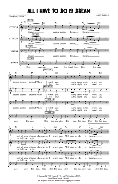 All I Have To Do Is Dream