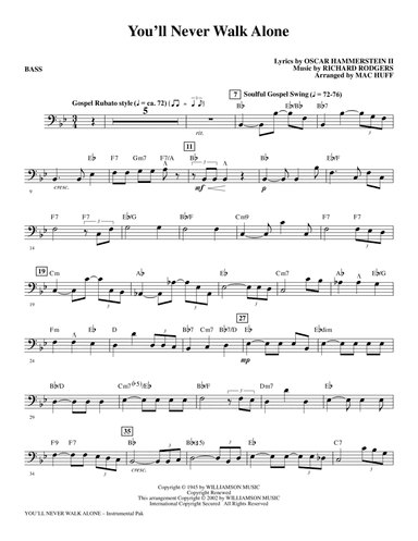 You'll Never Walk Alone (from Carousel) (arr. Mac Huff) - Bass