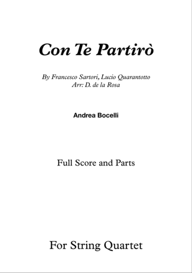 Con Te Partiro (time To Say Goodbye)