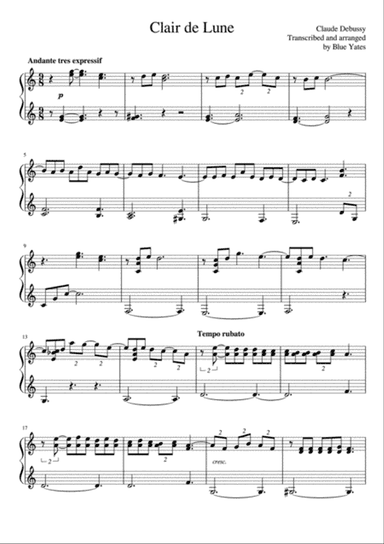 Clair de Lune (Claude Debussy)