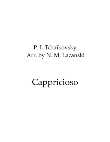 Cappricioso