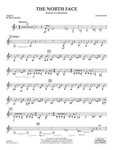 The North Face - Pt.5 - Bb Bass Clarinet
