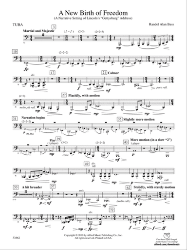 A New Birth of Freedom: Tuba