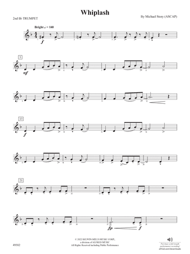 Whiplash: 2nd B-flat Trumpet