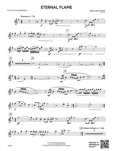 Eternal Flame: E-flat Alto Saxophone