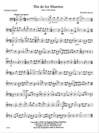 El dia de los Muertos: String Bass