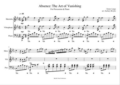 Absence: The Art of Vanishing For Percussion
