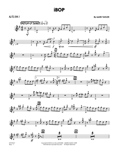 iBop - Alto Sax 1