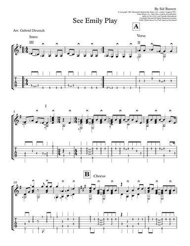 See Emily Play