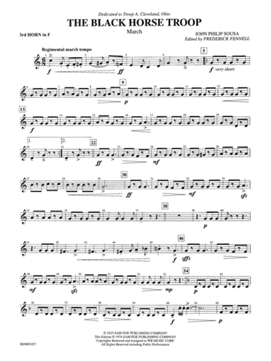 Black Horse Troop: 3rd F Horn