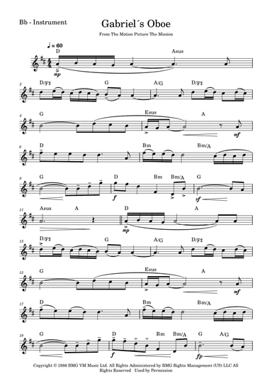 Gabriel's Oboe